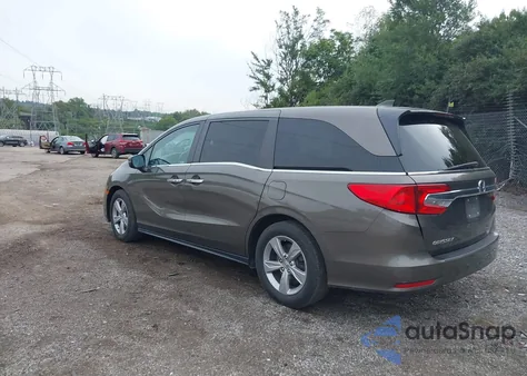 2019 Honda Odyssey Ex z USA, uszkodzony, nr VIN 5FNRL6H59KB031334